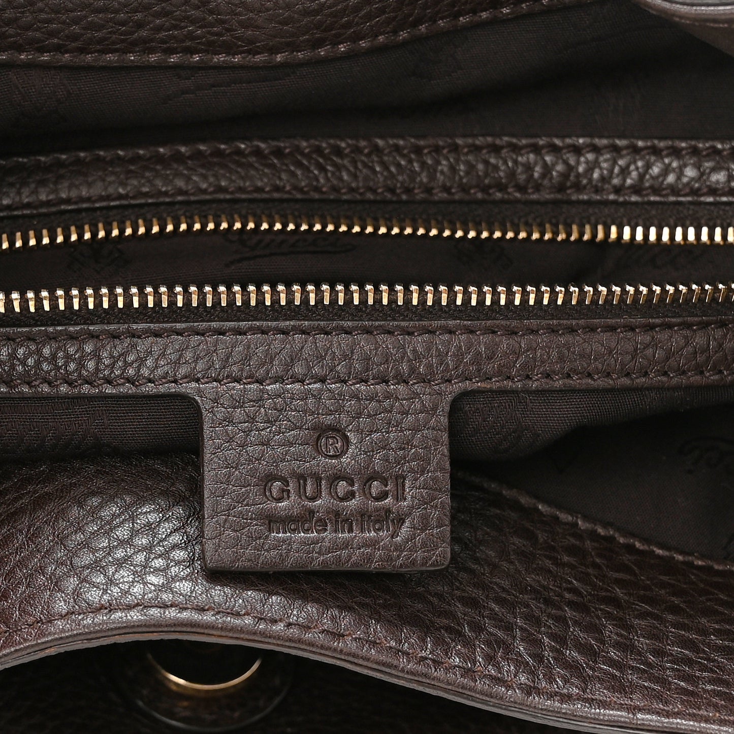 Calfskin Medium Web Heritage Shoulder Bag Black