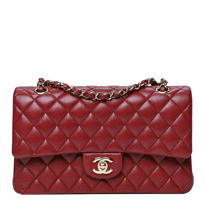 Chanel Caviar Quilted Medium Double Flap Red 1 of 4