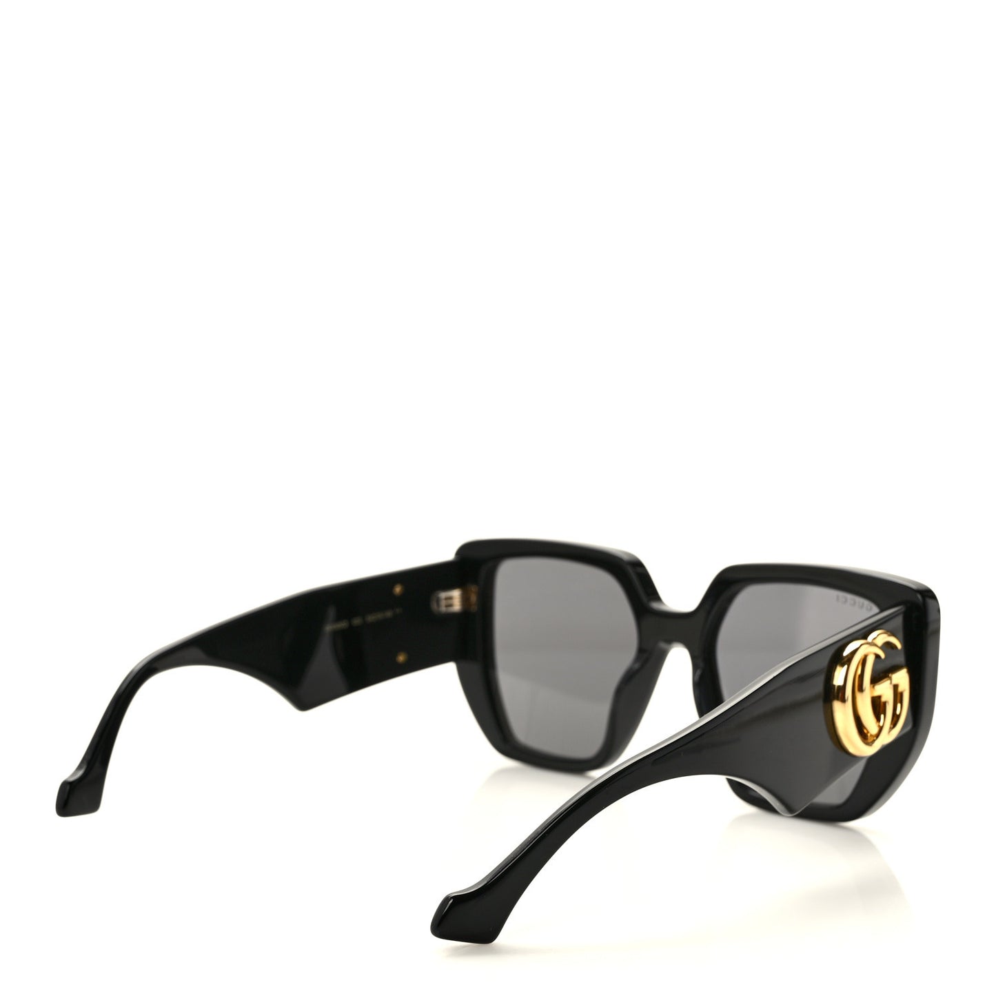Acetate Square Frame Sunglasses GG0956S Black