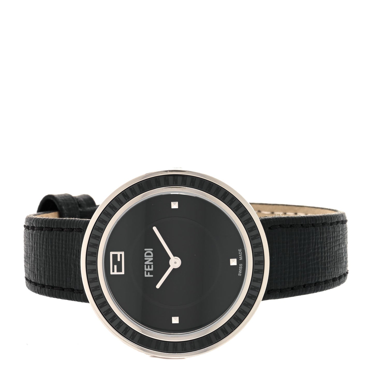 Stainless Steel Calfskin 36mm My Way Quartz Watch Black