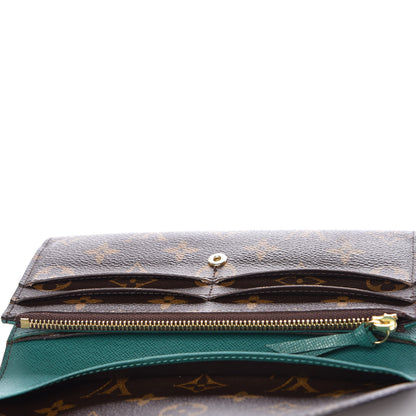 Louis Vuitton Monogram Emilie Wallet Vert 8 of 12