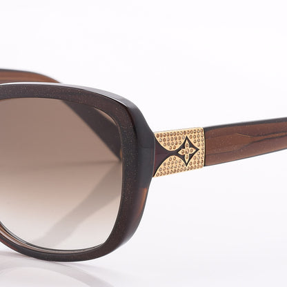 Louis Vuitton Heather Strass Sunglasses Z0456W Brown 5 of 8
