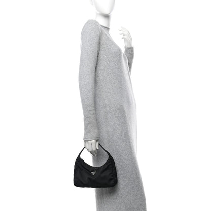 Prada Tessuto Nylon Sport Mini Shoulder Bag Black 2 of 12