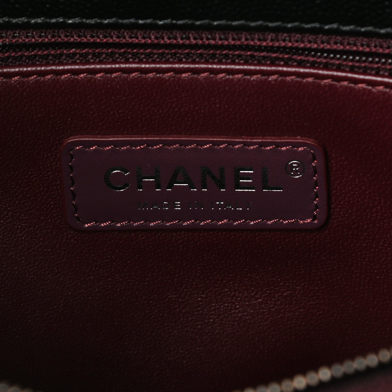Chanel Caviar Chevron Quilted Small Coco Handle Flap So Black 6 of 10