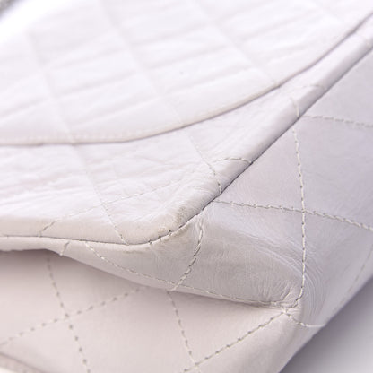 Chanel Aged Calfskin Quilted 50th Anniversary 2.55 Reissue 228 Flap White 11 of 27
