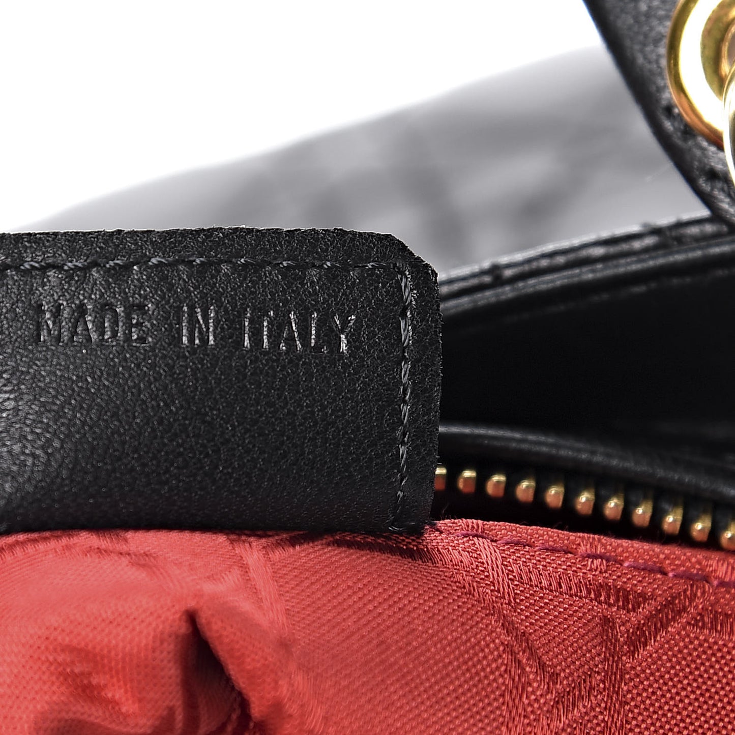 Lambskin Cannage Medium Lady Dior Black
