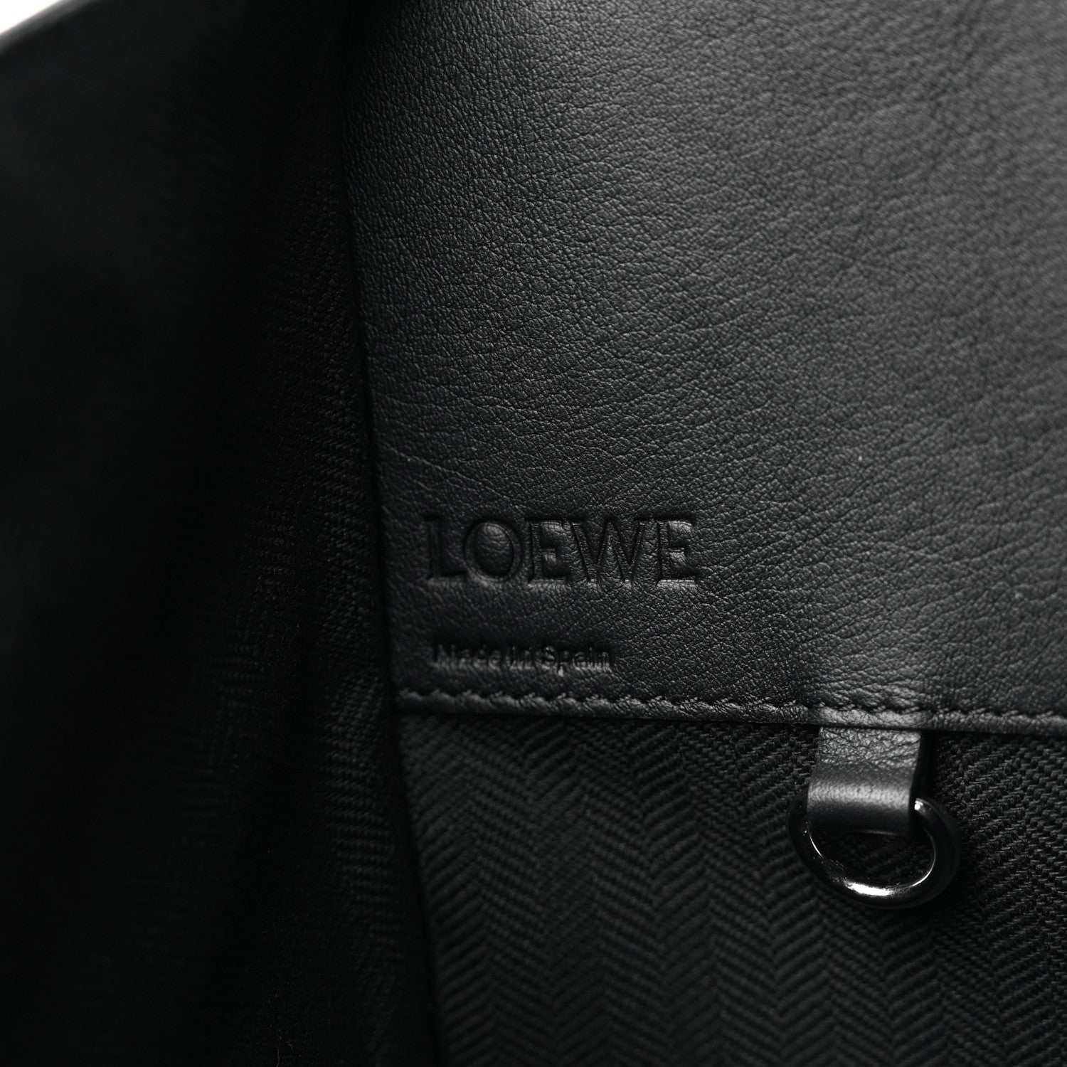 Loewe Calfskin Small Hammock Shoulder Bag Black 6 of 10