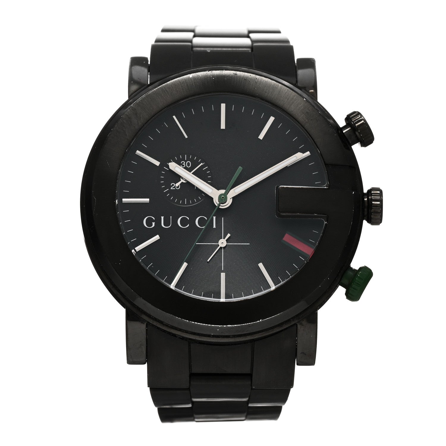 Gucci PVD Stainless Steel 44mm 101M G-Chrono Quartz Watch Black 1 of 4
