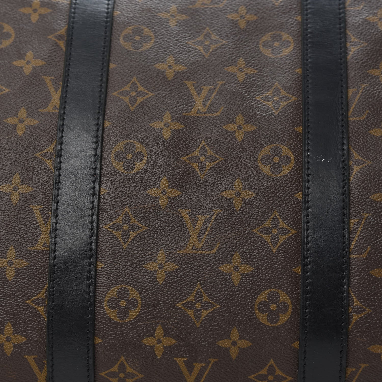Louis Vuitton Monogram Macassar Keepall Bandouliere 55 9 of 14