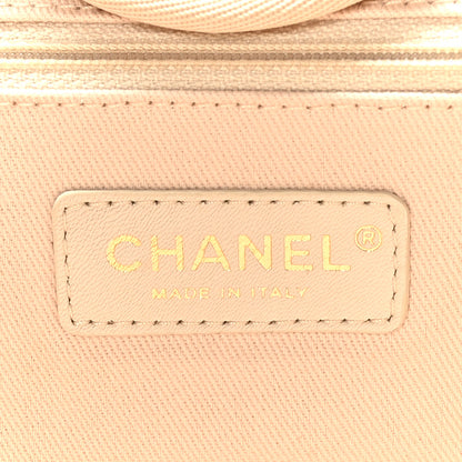 Chanel Canvas Medium Deauville Tote Light Beige 6 of 9