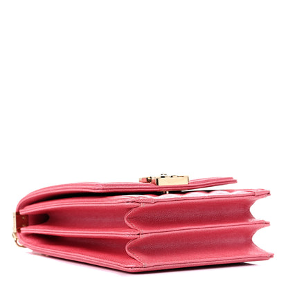 Chanel Caviar Quilted North South Boy Flap Pink 2 of 9