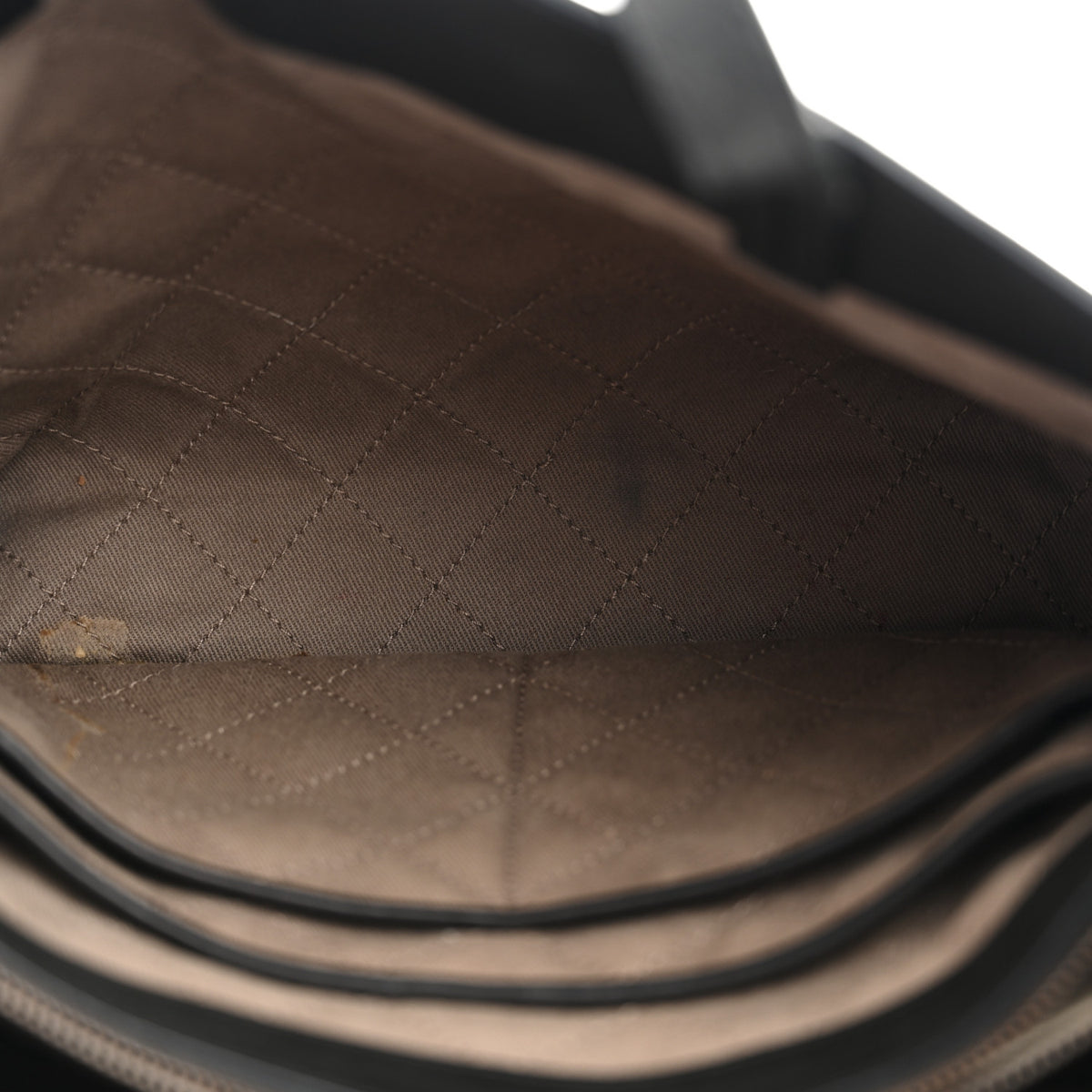 Chanel Calfskin Stitched Hamptons Tote Black 5 of 15