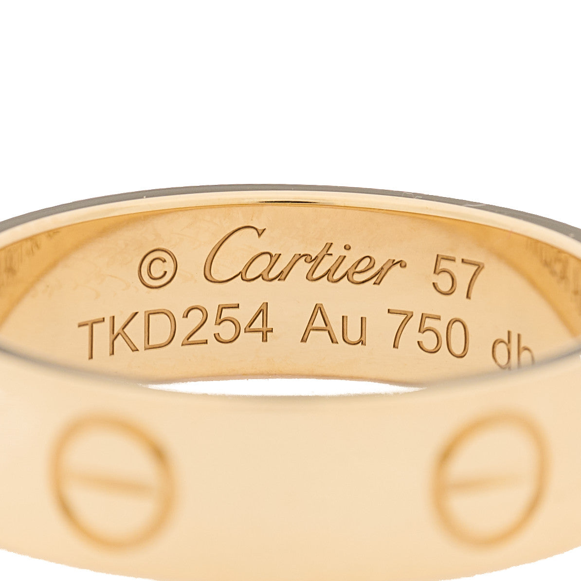 Cartier 18K Yellow Gold 5.5mm LOVE Ring 57 8 4 of 4