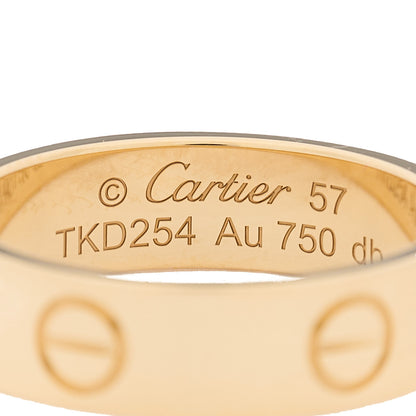 Cartier 18K Yellow Gold 5.5mm LOVE Ring 57 8 4 of 4