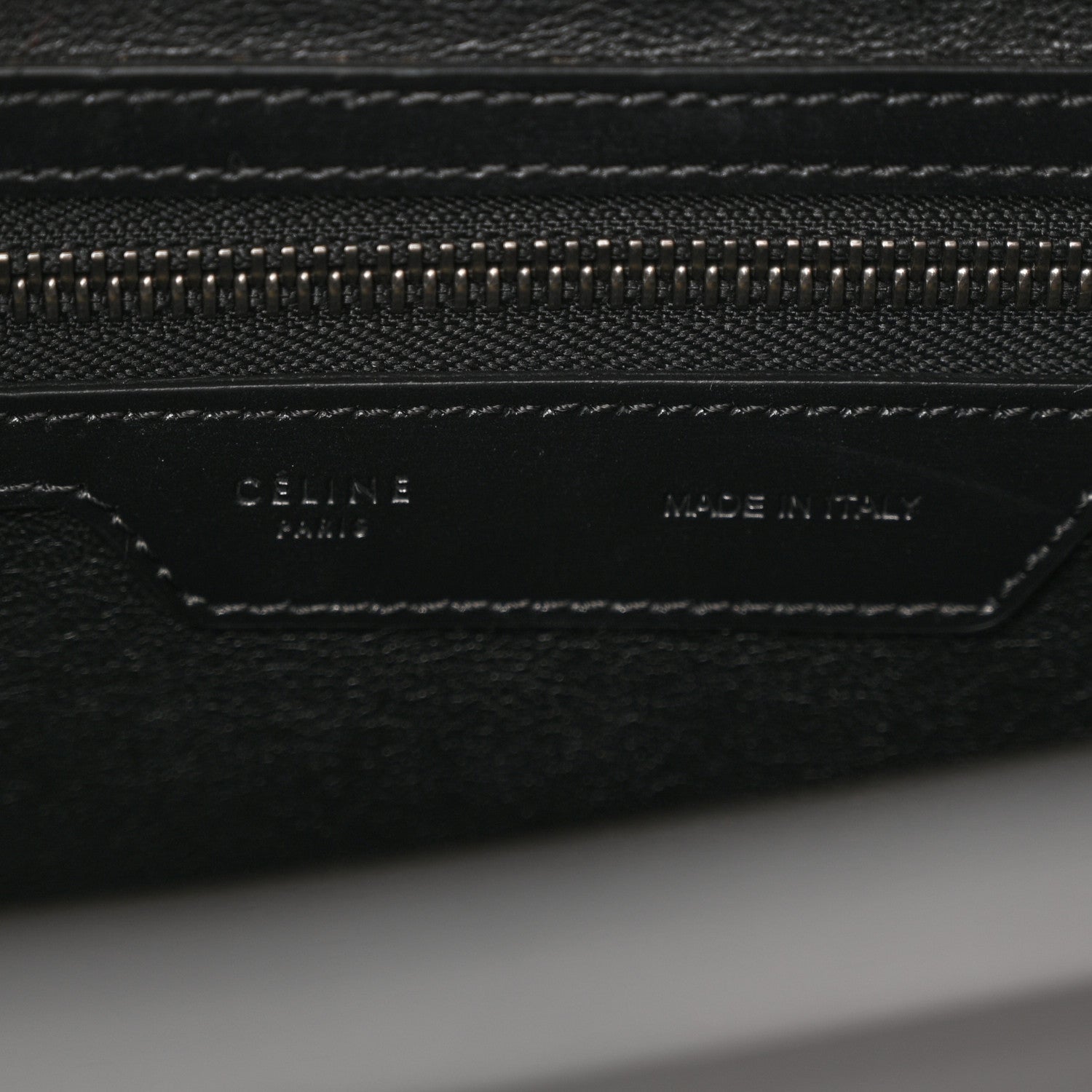 Celine Textile Smooth Calfskin Micro Bi-Color Luggage Blue 6 of 15