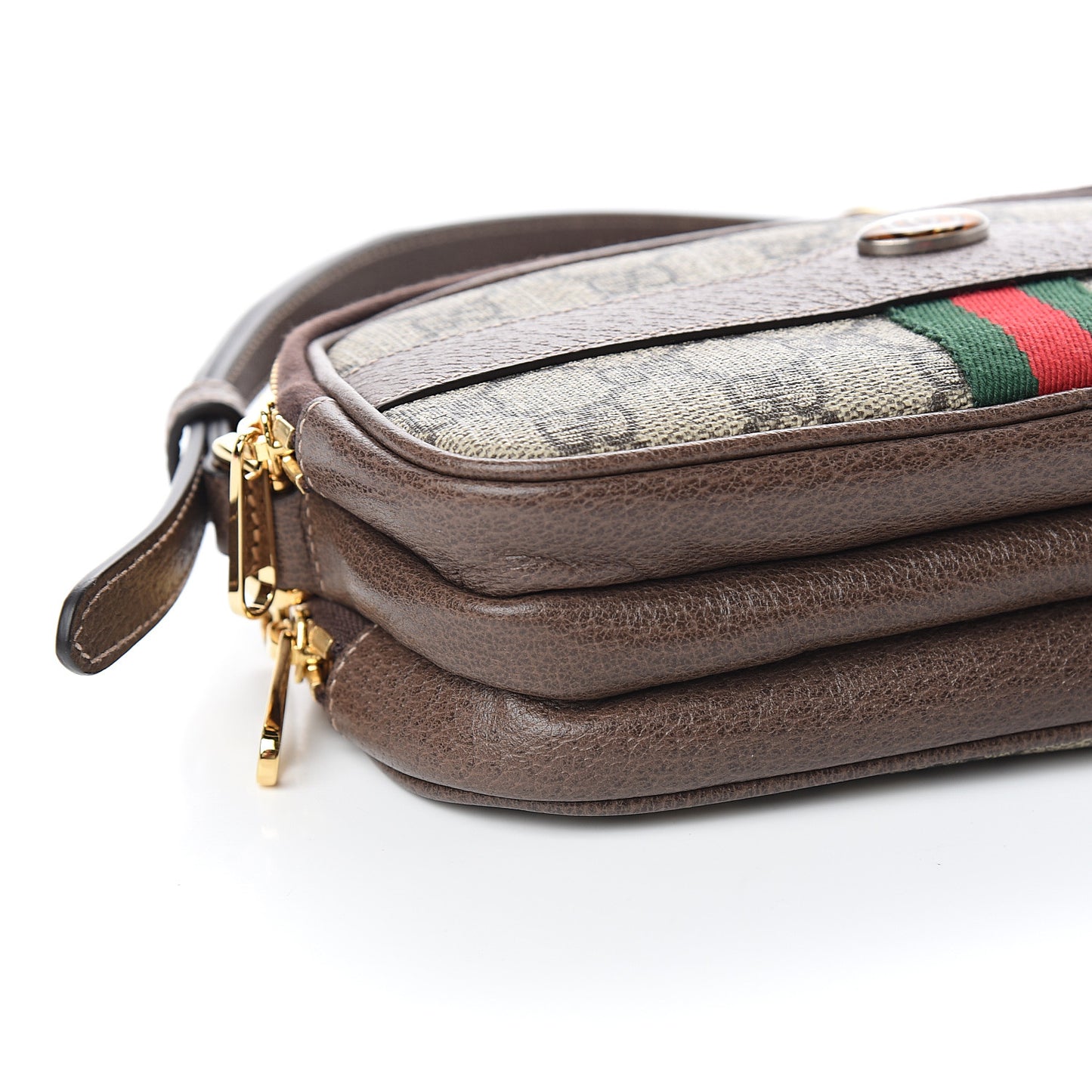 GG Supreme Monogram Web Mini Ophidia GG Bag Brown