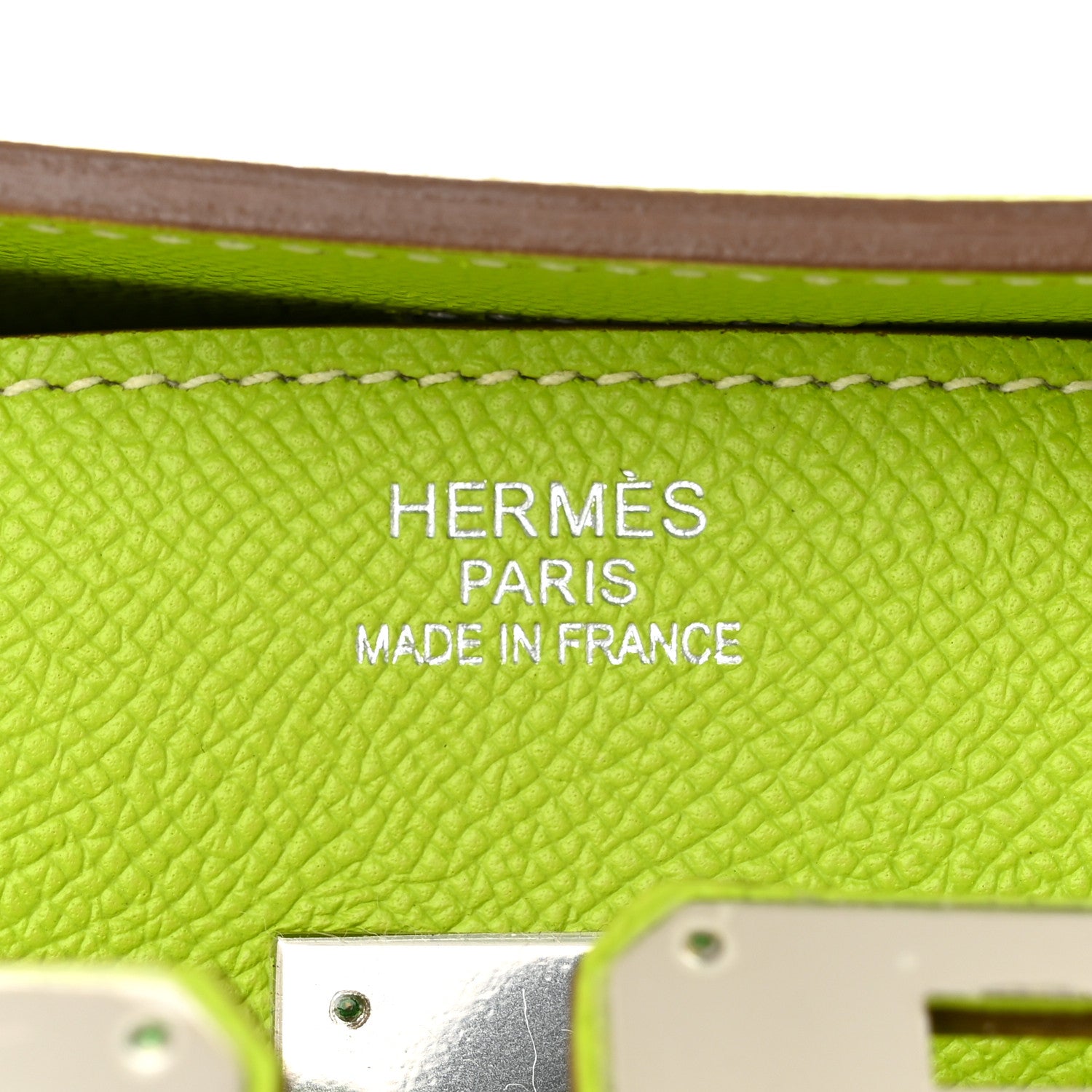Hermes Epsom Candy Birkin 35 Kiwi Lichen 6 of 12