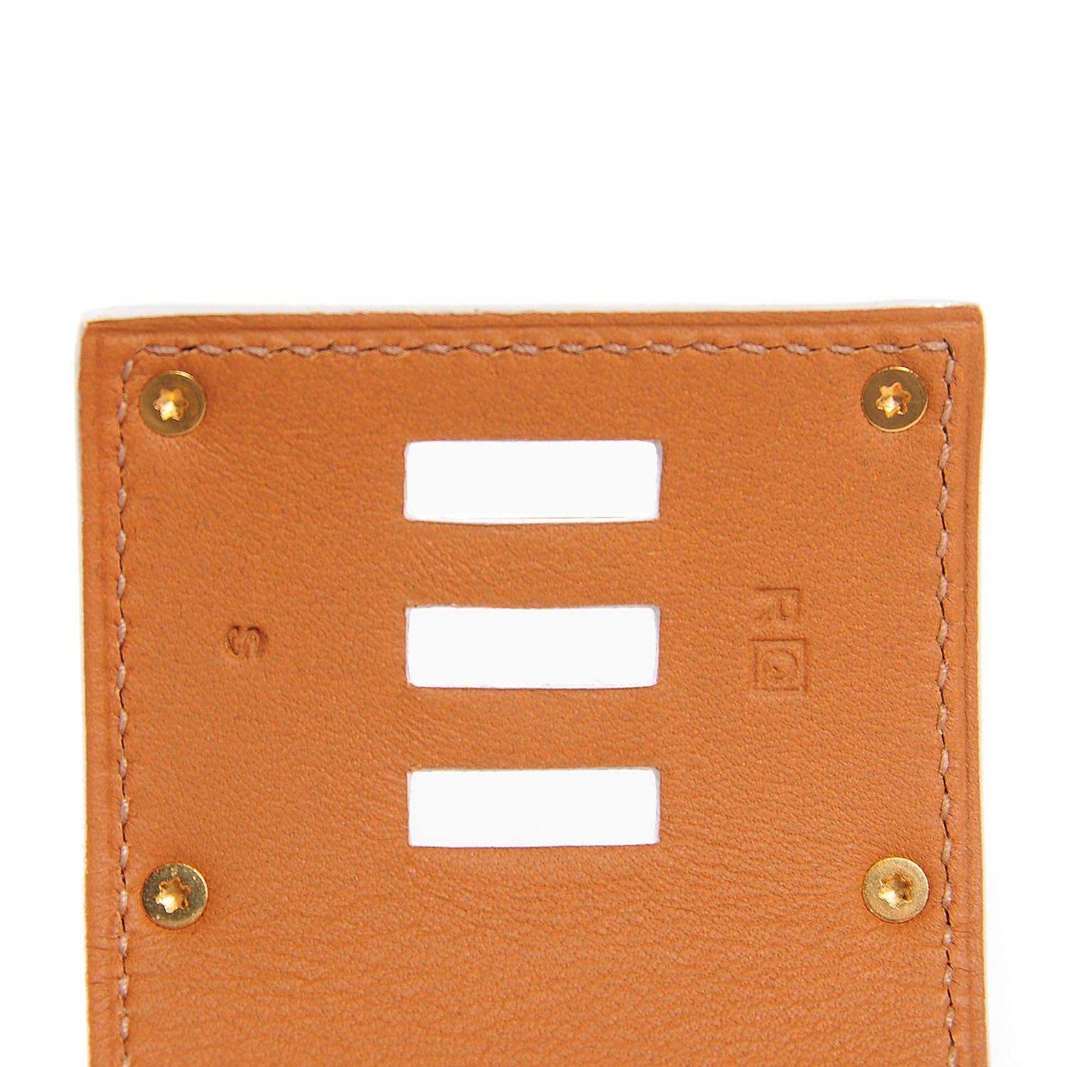 Hermes Epsom Extreme Bracelet Small White 4 of 9