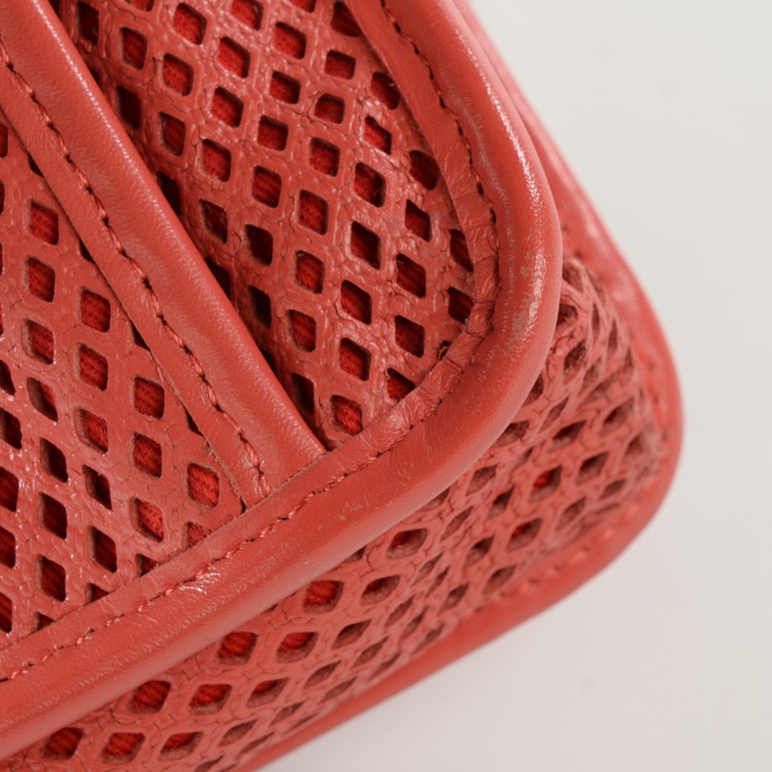 Chanel Perforated Calfskin Up In The Air Flap Red 9 of 9