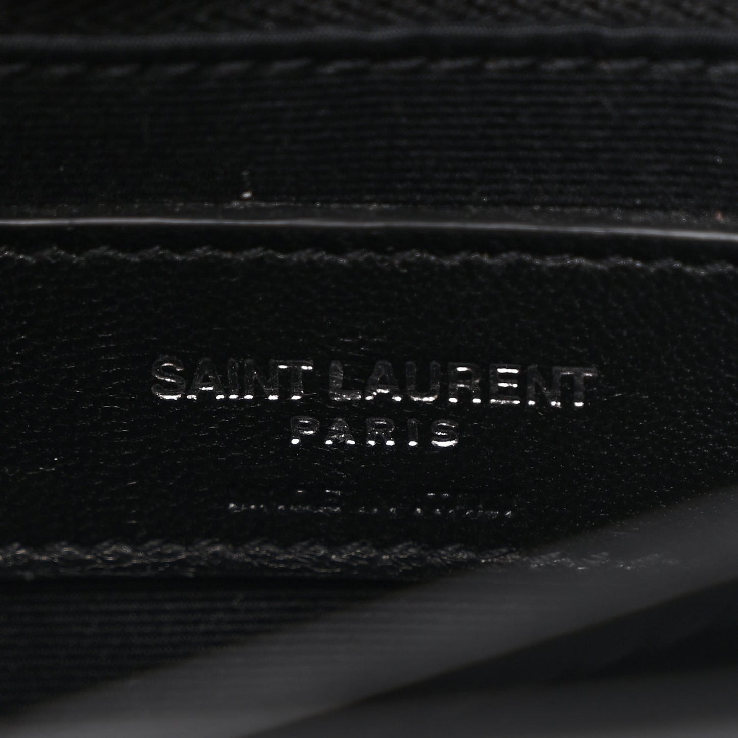 Calfskin Y Quilted Monogram Toy Loulou Crossbody Bag Black