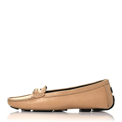 Bottega Veneta Calfskin Intrecciato Driver Loafers 39 Antilope 1 of 8