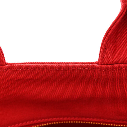 Prada Wicker Canvas Tote Naturale Red 15 of 16