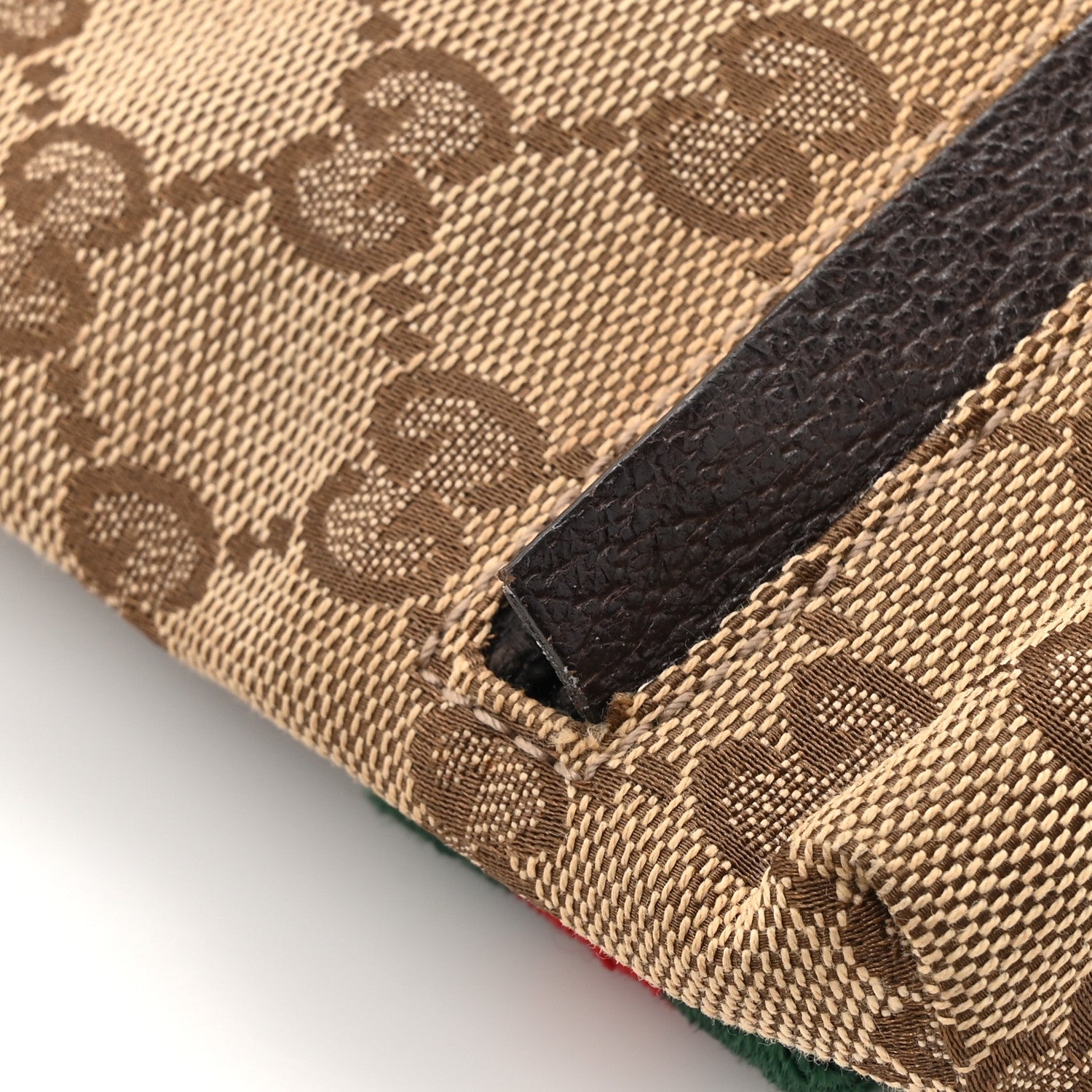 Gucci GG Monogram Double Pocket Belt Bag Dark Brown 12 of 14