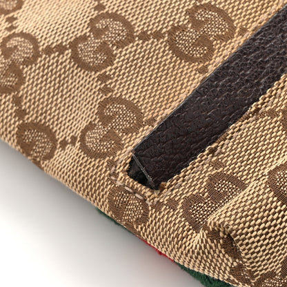 Gucci GG Monogram Double Pocket Belt Bag Dark Brown 12 of 14