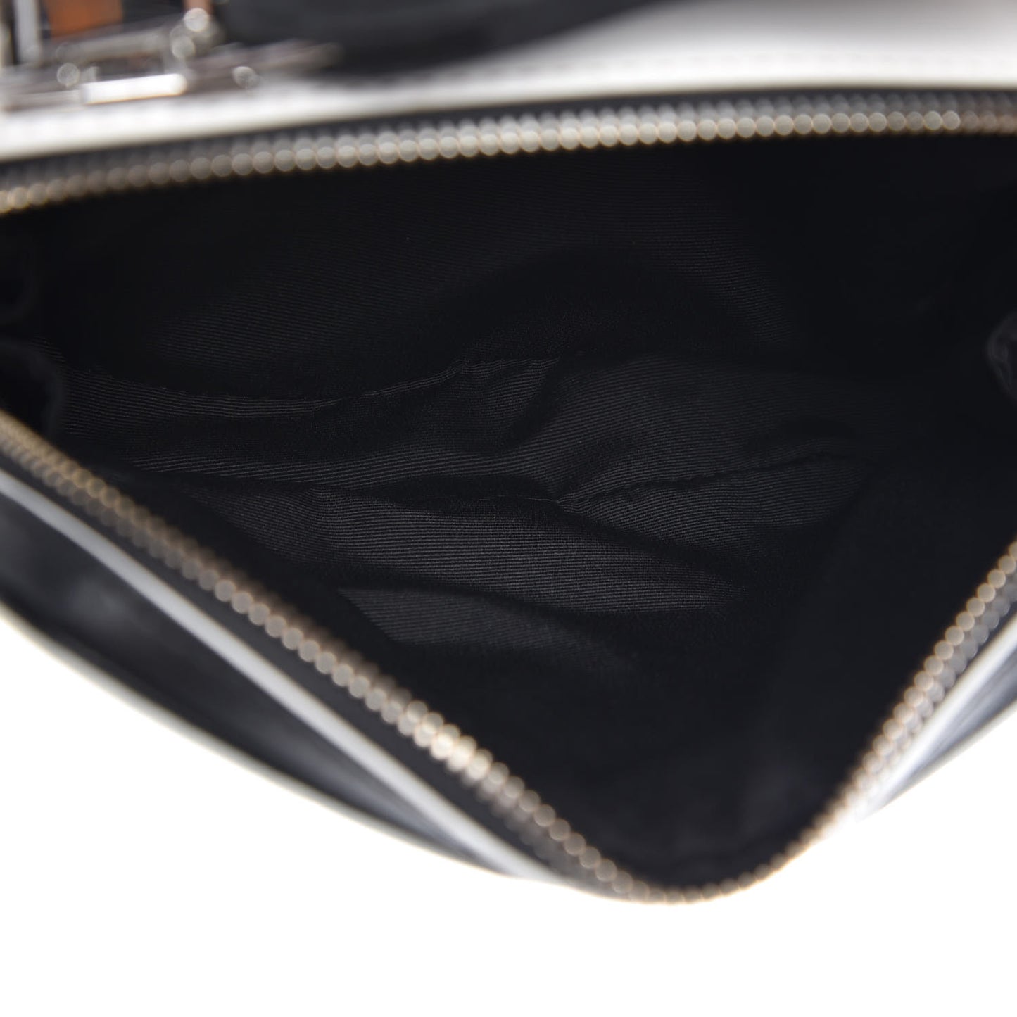 Calfskin The Box 20 Crossbody Black White