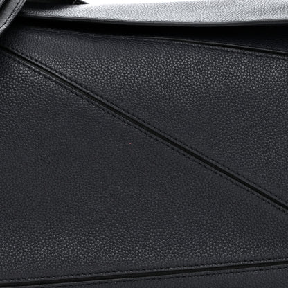 Loewe Calfskin Medium Puzzle Bag Midnight Blue Black 8 of 11