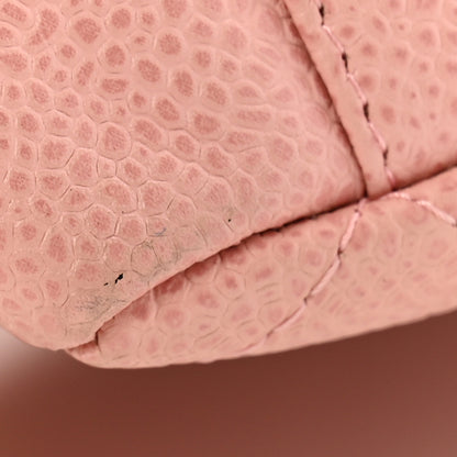 Chanel Caviar Quilted Petit Shopping Tote PST Pink 12 of 15