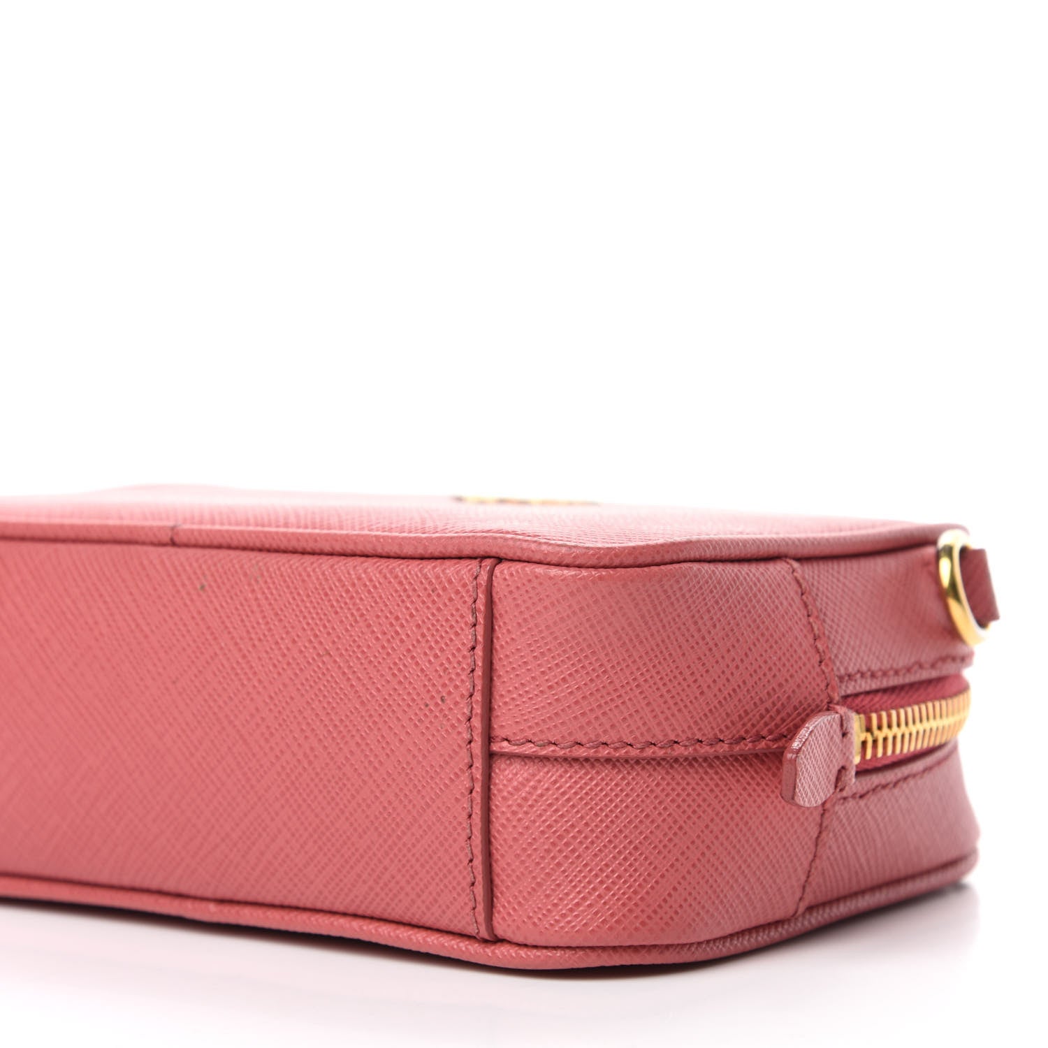 Prada Saffiano Lux Mini Camera Crossbody Bag Bruyere 7 of 15