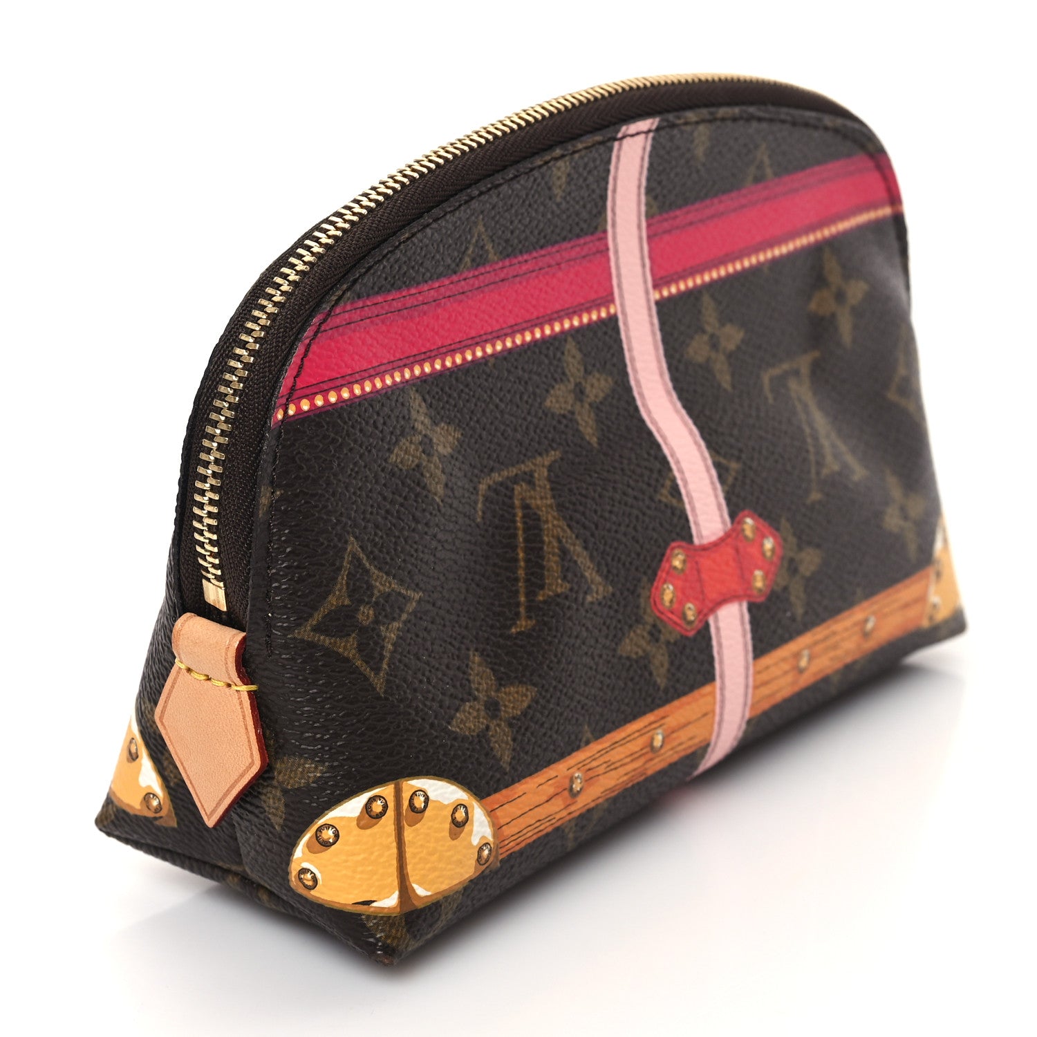 Louis Vuitton Monogram Summer Trunks Cosmetic Pouch PM 3 of 9