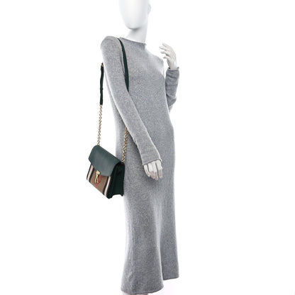 Burberry Derby Calfskin House Check Small Macken Crossbody Bag Dark Bottle Green 2 of 8