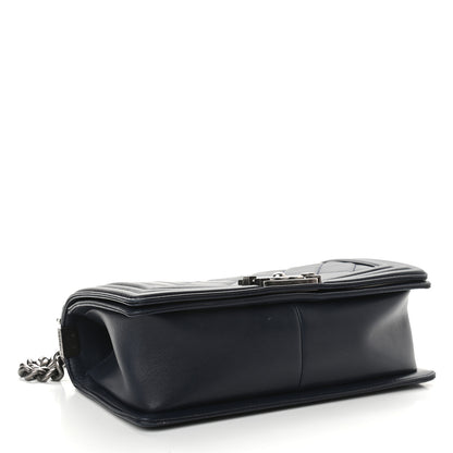 Chanel Lambskin Quilted Small Boy Flap Navy 3 of 9