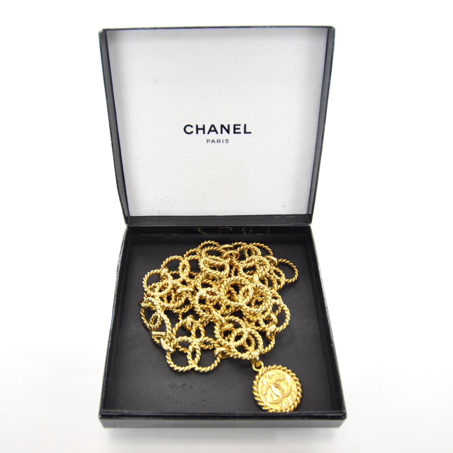 Chanel Chain CC Medallion Belt Gold 4 of 5