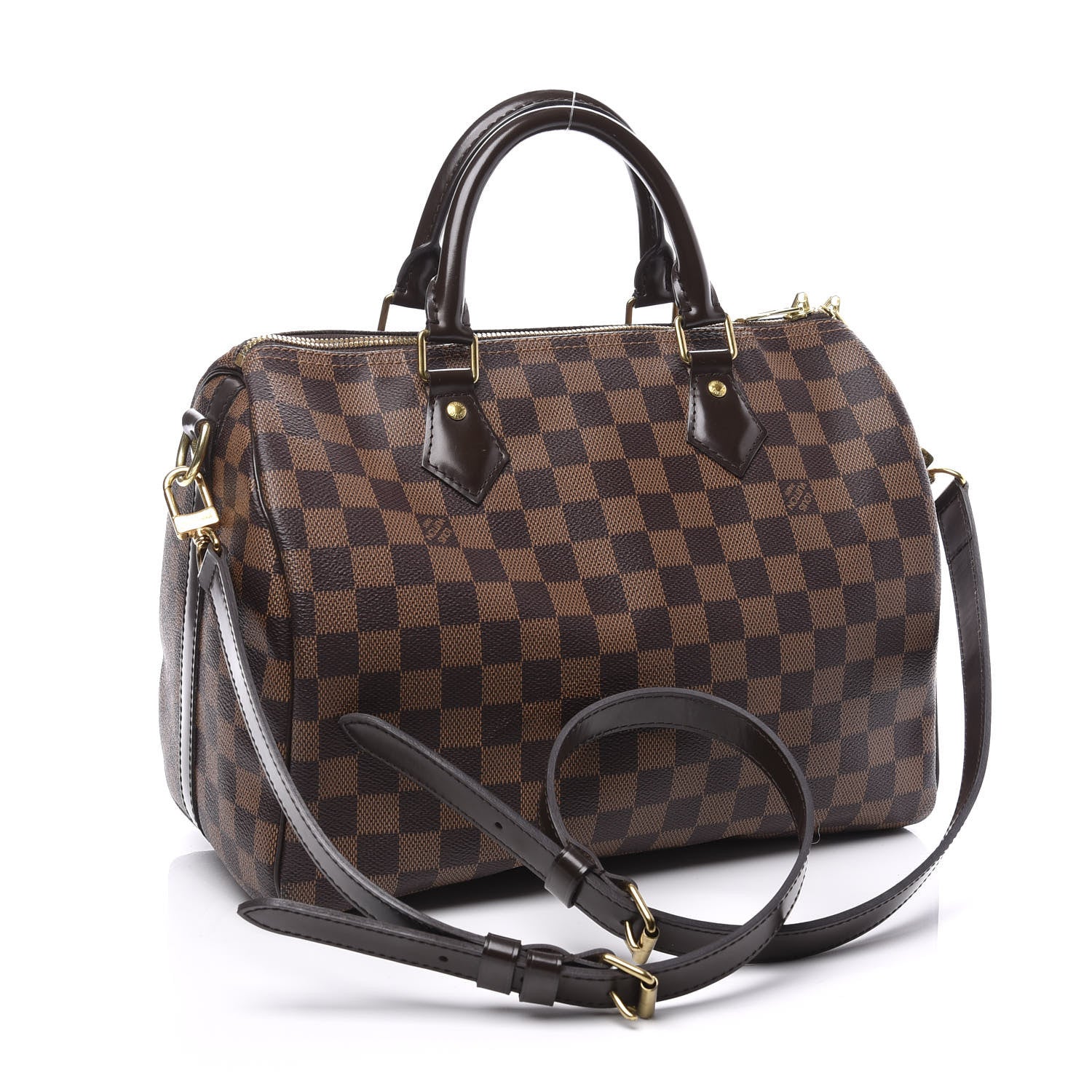 Louis Vuitton Damier Ebene Speedy Bandouliere 30 2 of 11