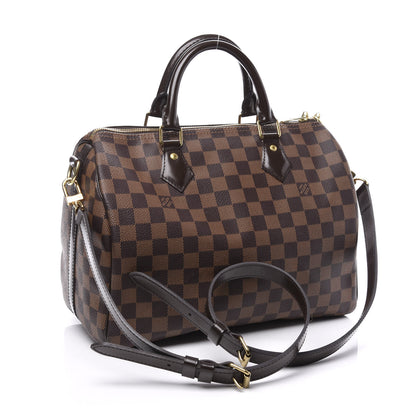 Louis Vuitton Damier Ebene Speedy Bandouliere 30 2 of 11