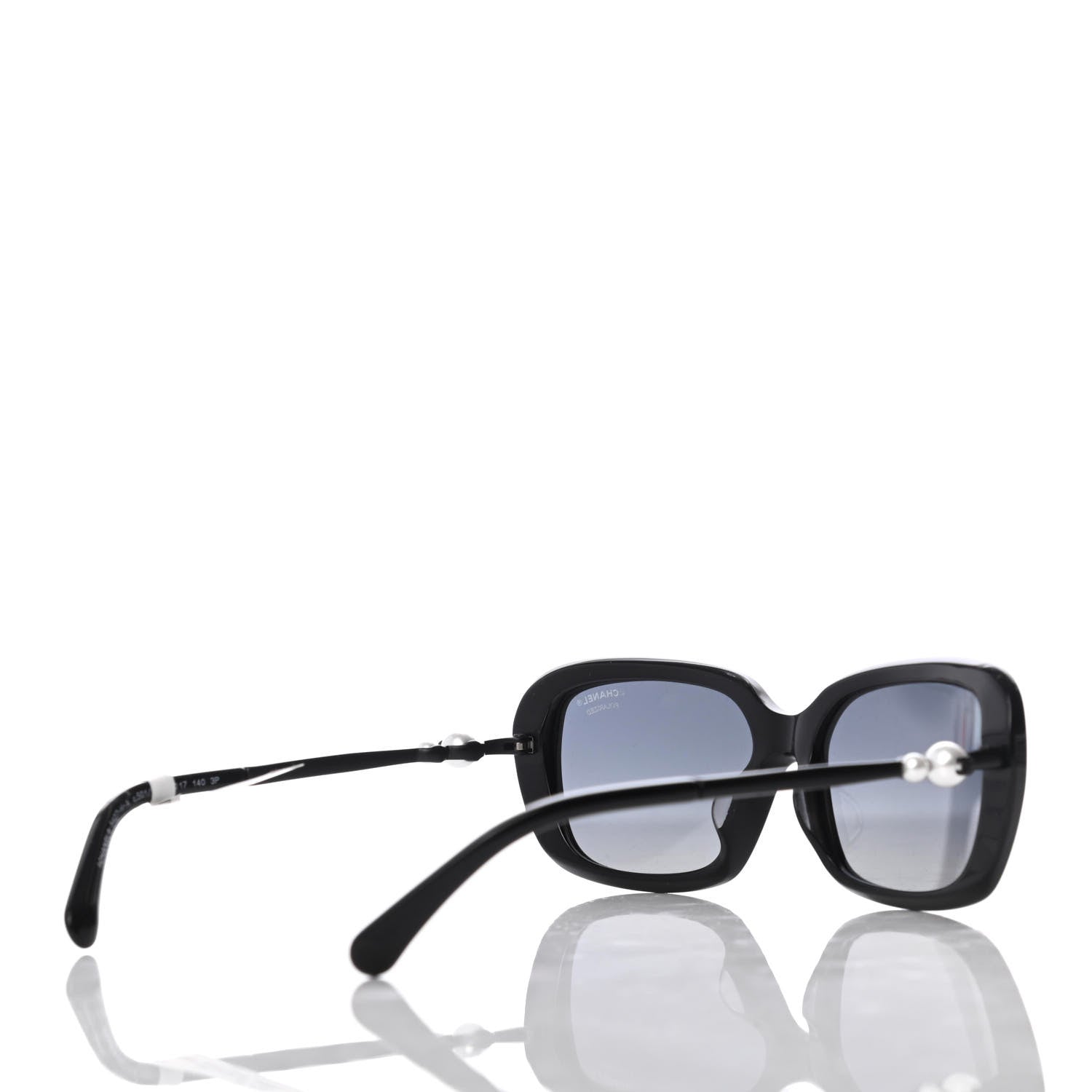 Chanel Pearl Square Polarized Sunglasses 5427-H-A Black 4 of 8