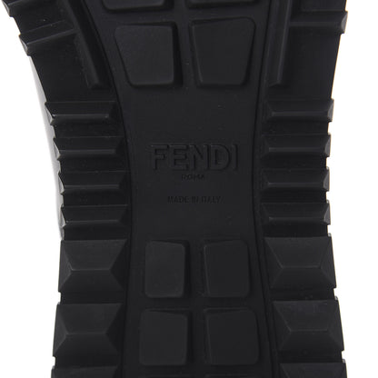 Fendi Vitello Elite Spike Monster Eyes Runner Sneakers 11 Black 6 of 7
