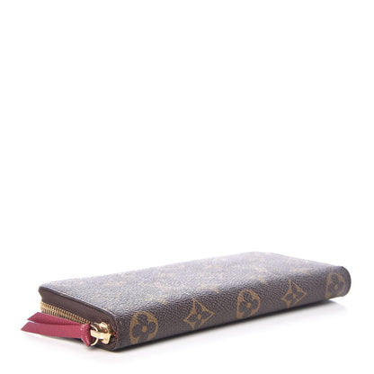 Louis Vuitton Monogram Clemence Wallet Fuchsia 4 of 7