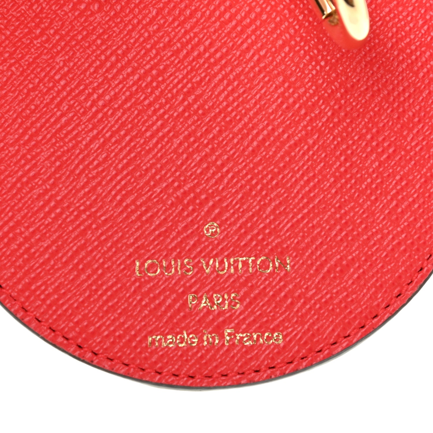 Louis Vuitton Monogram 2021 Christmas Animation London Bag Charm Key Ring Red 3 of 4