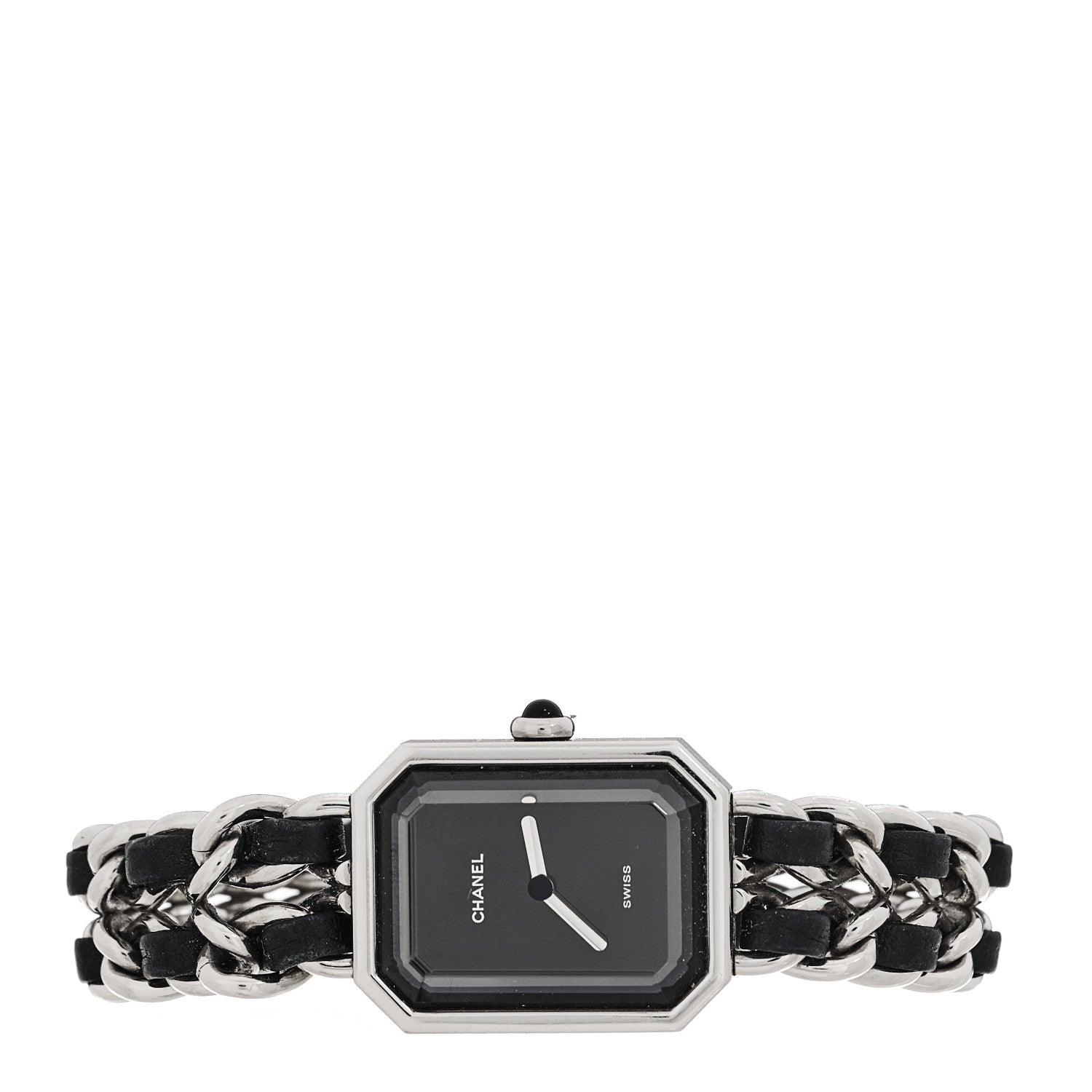 Chanel Stainless Steel Lambskin 20mm Chain Premiere Quartz Watch 2 of 4
