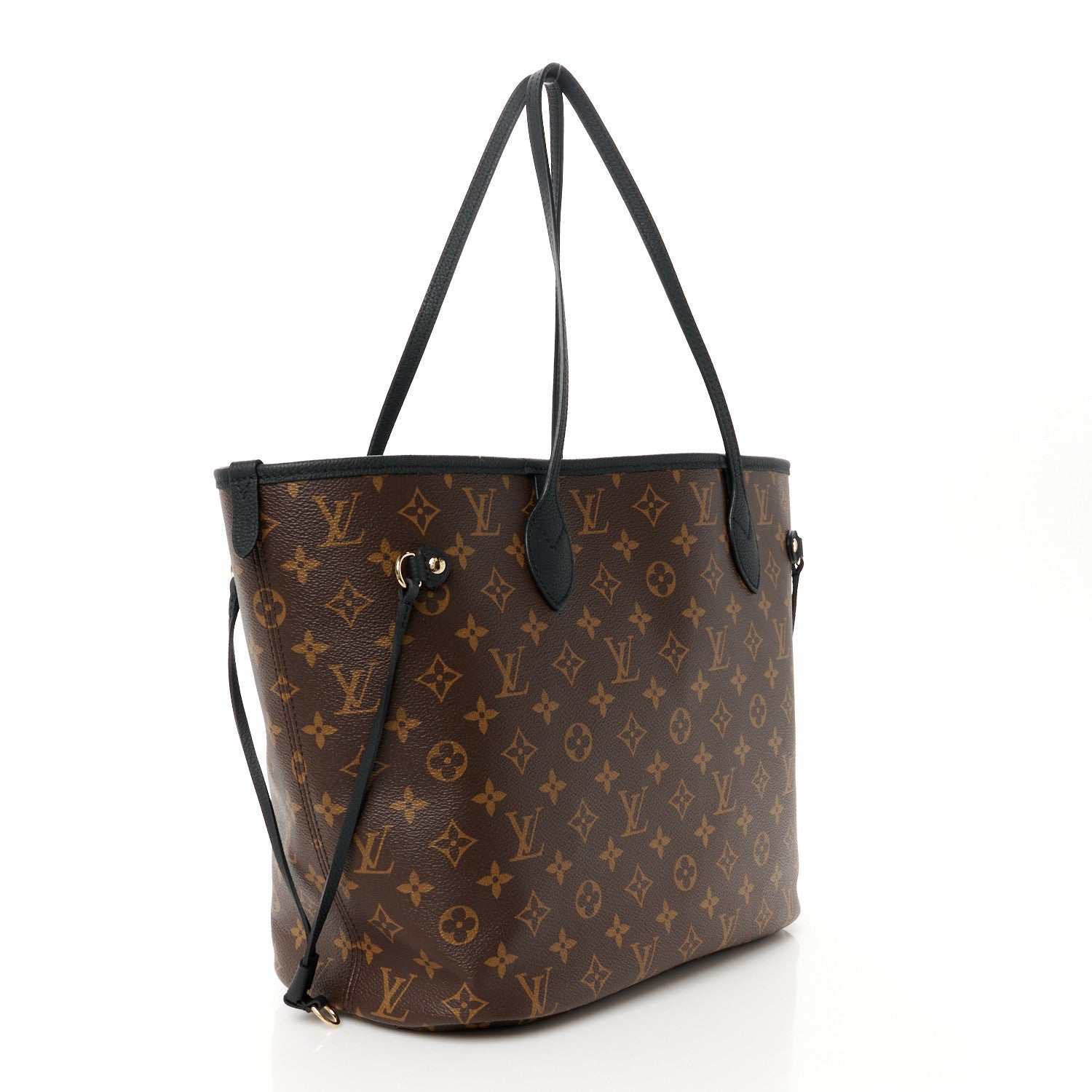 Louis Vuitton Monogram Calfskin Neo Neverfull Inside Out MM Black 4 of 15