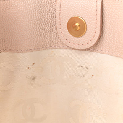 Chanel Caviar Quilted Tote Light Pink 9 of 12