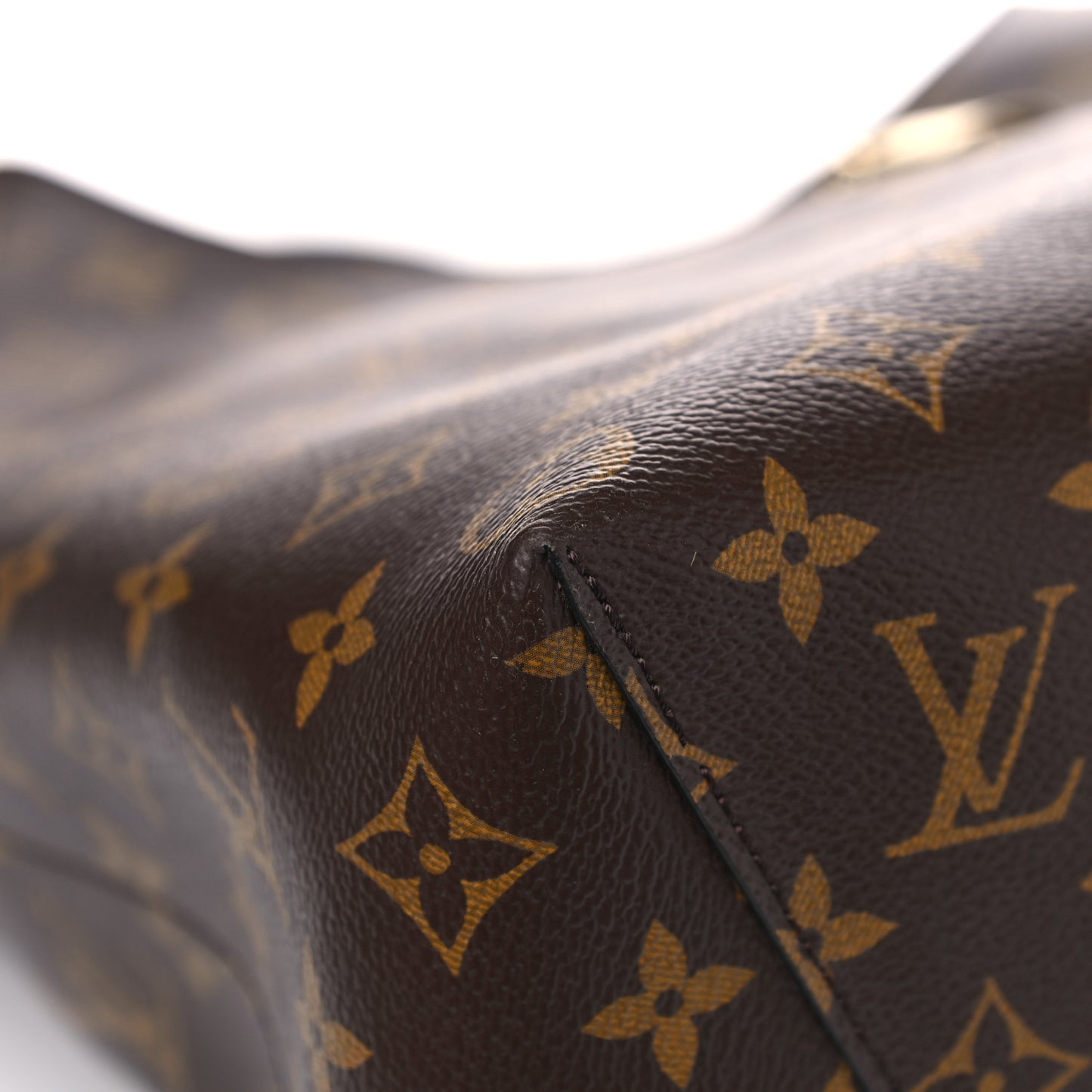Monogram Flower Hobo Black
