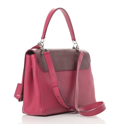 Louis Vuitton Calfskin Lockme II Top Handle Grenat Dahlia 3 of 14