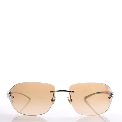 Cartier Panthere De Aviator Sunglasses Platinum 2 of 8
