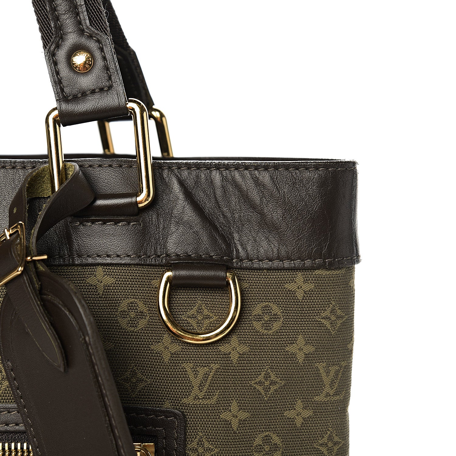 Louis Vuitton Mini Monogram Lucille GM Kaki 7 of 11