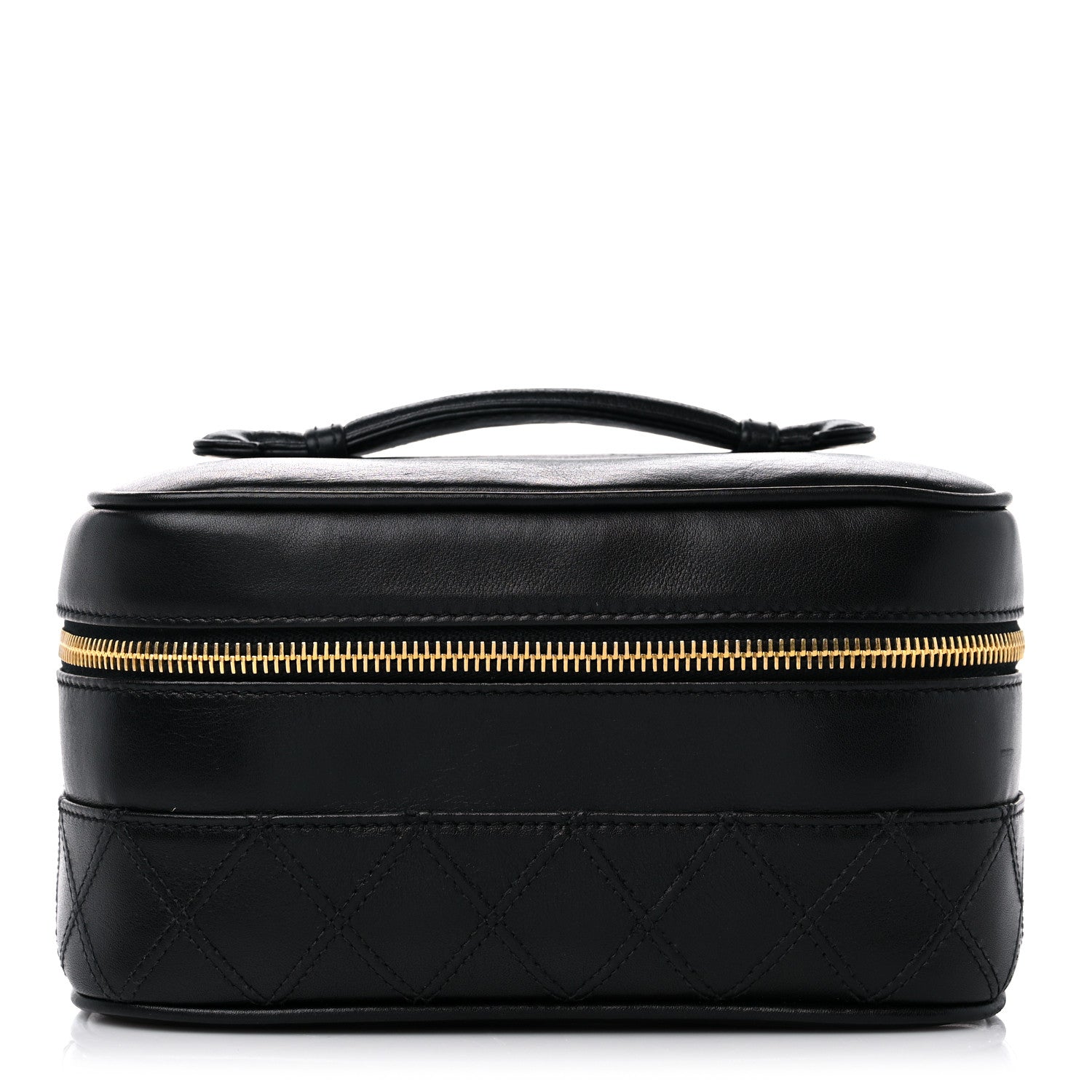 Chanel Lambskin Vanity Cosmetic Case Black 1 of 14